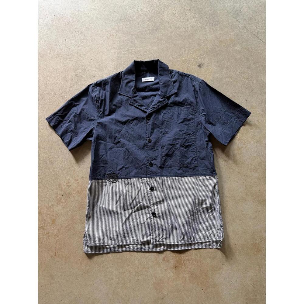 Tim Coppens Blue Stripe Button Up Shirt Sz S/M